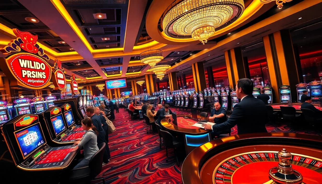 Experience luxury gaming excitement at https://gg88live.com/ with bustling casino action and vibrant décor.