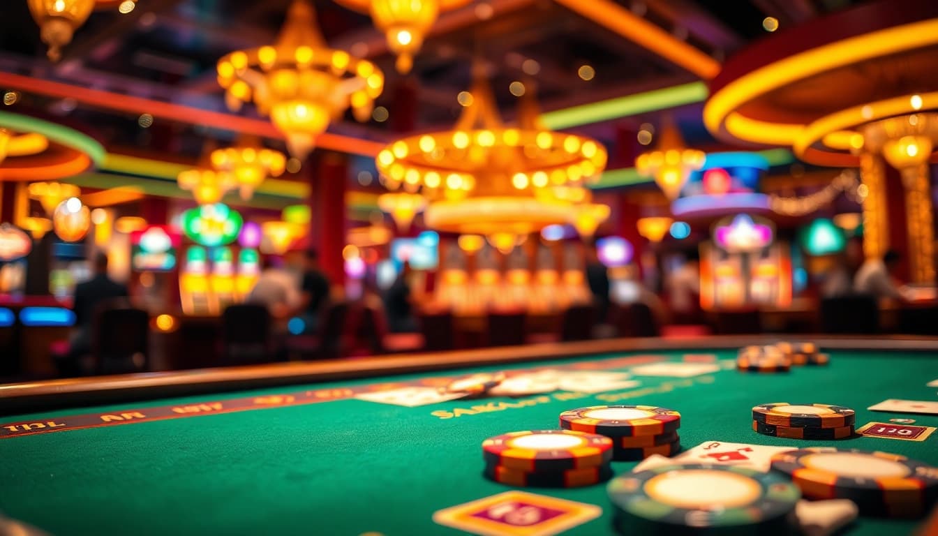 Experience the thrill of the citinow online casino with luxurious chips, cards, and a lively atmosphere.