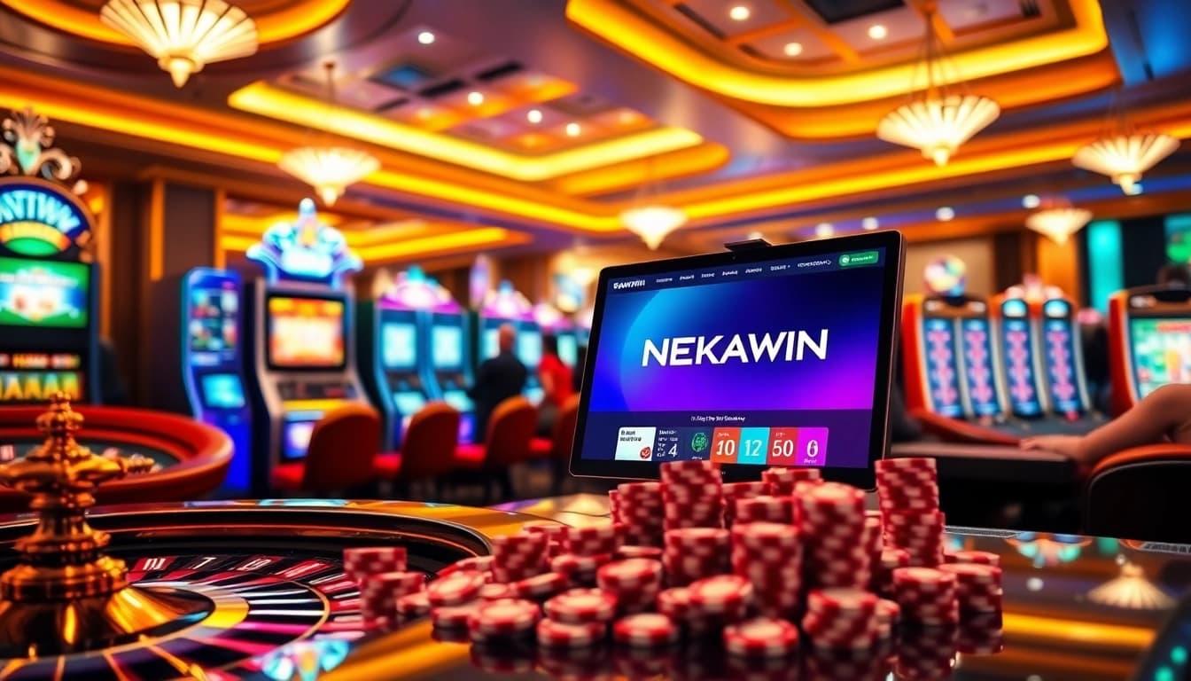 Experience thrilling wins at situs nekatwin with engaging slot machines and vibrant gaming visuals.