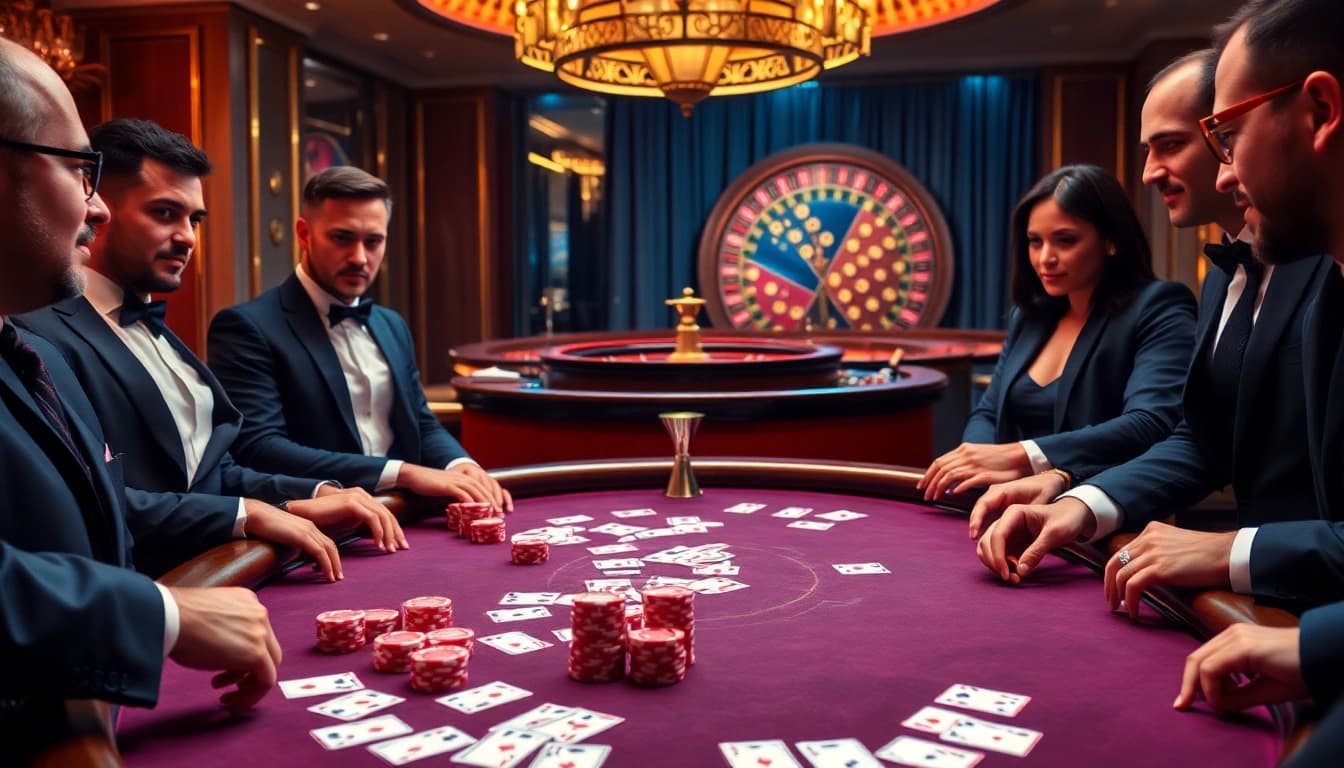 Engage in thrilling poker gameplay at DEBET with rich atmosphere and stylish decor featured at https://asisco.ae.org/.