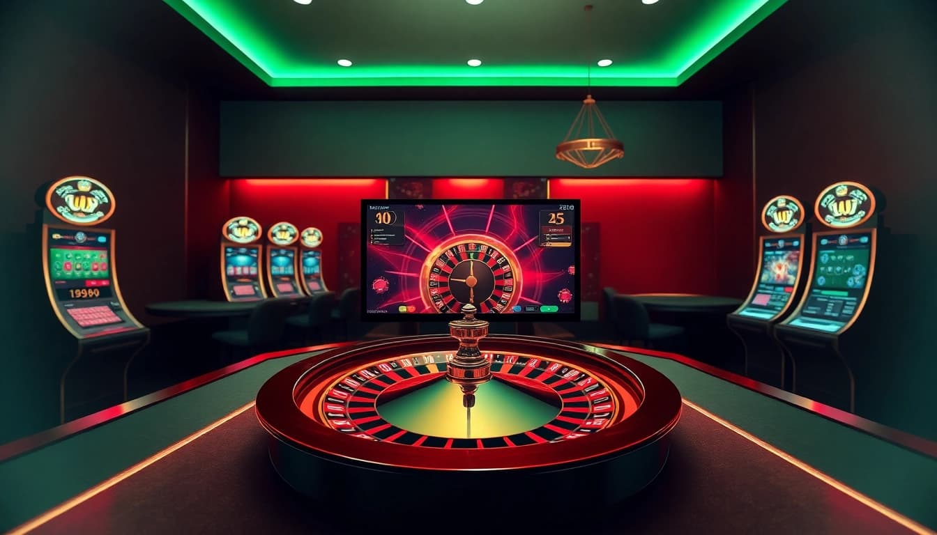 Experience thrilling gaming at https://luck8r1.com with luxurious casino tables and vibrant slot machines.