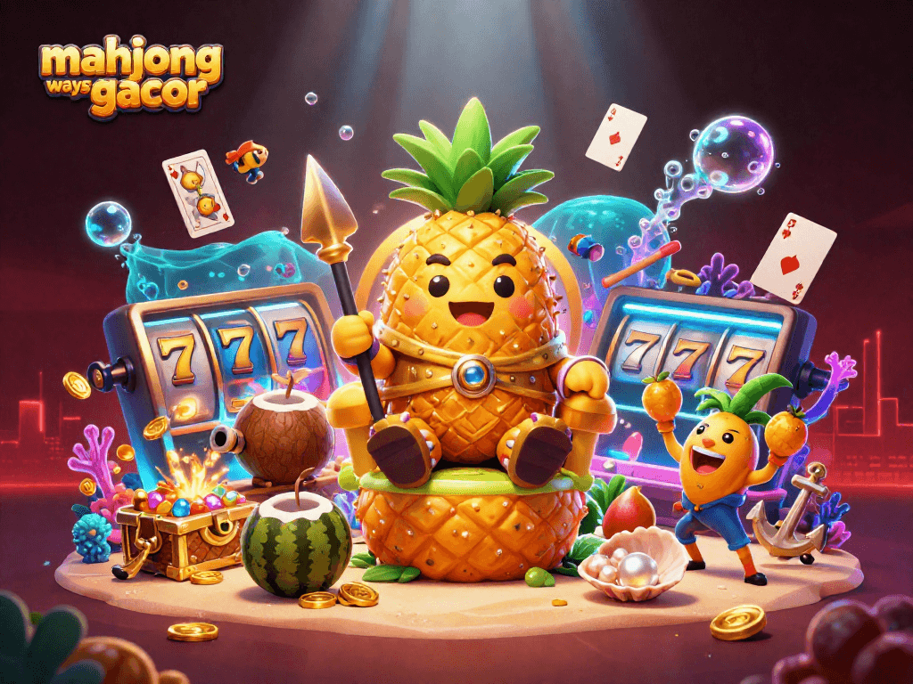 Experience the thrill of mahjong ways gacor with vibrant casino-themed 3D art packed with action!