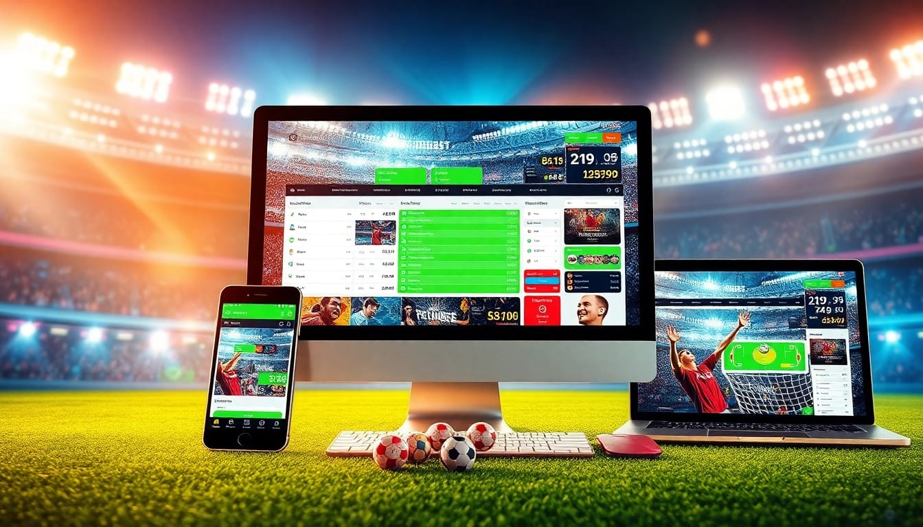 Experience safe betting online with สมัครแทงบอล at an engaging, vibrant digital interface showcasing football odds and matches.
