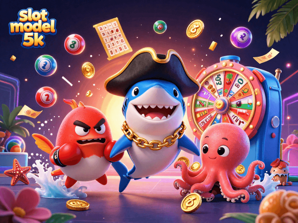 Spin the slot modal 5k with our pirate characters amid an exciting casino adventure!