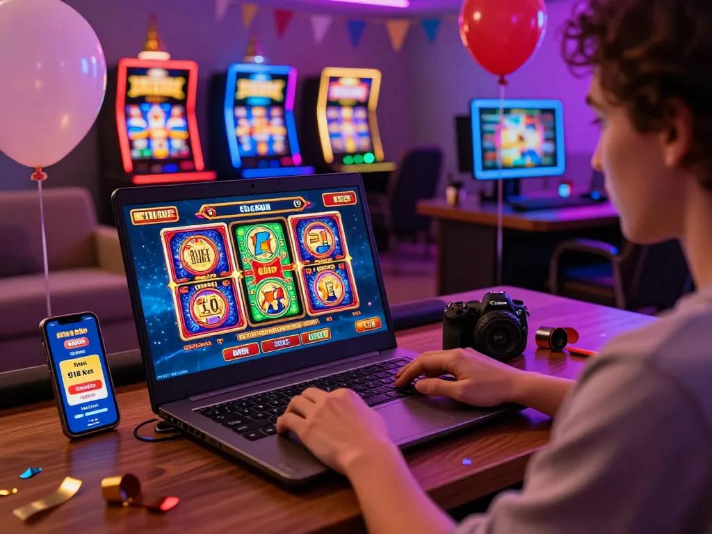 Enjoying free credit 918kiss while playing exciting online casino games.
