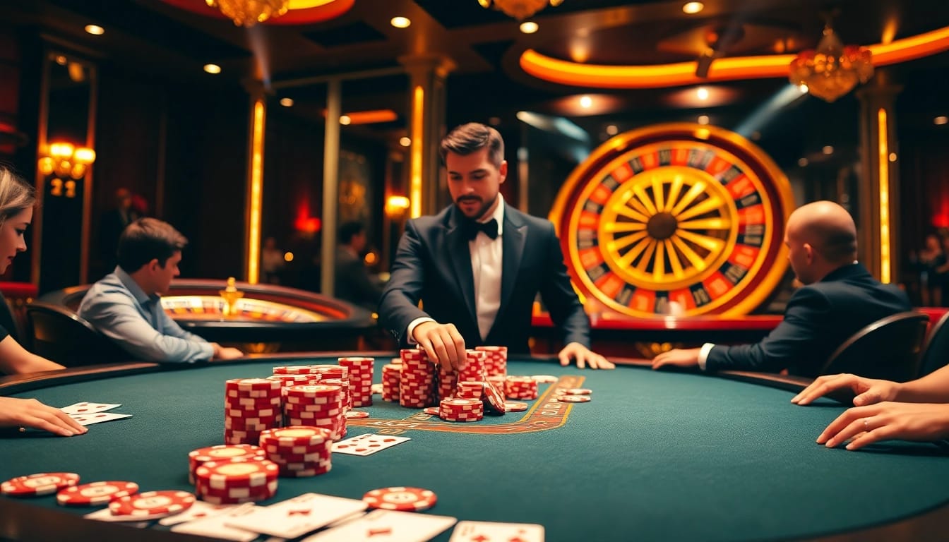 Experience the thrill of betting at 88i with an elegant poker scene filled with excitement.