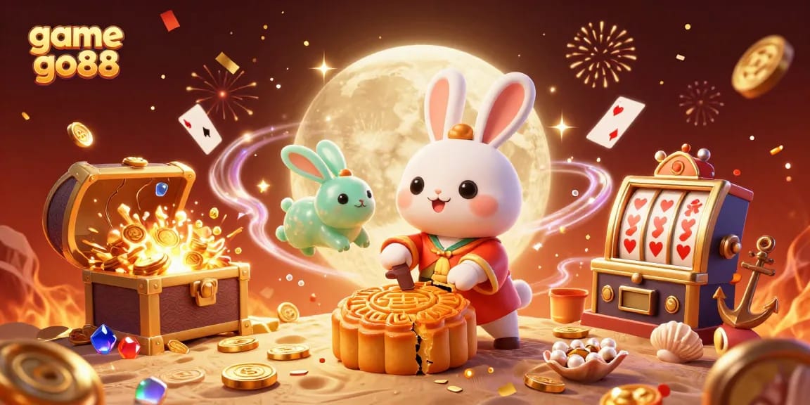 Experience game go88 with immersive slot elements and vibrant characters celebrating wins on the moon.
