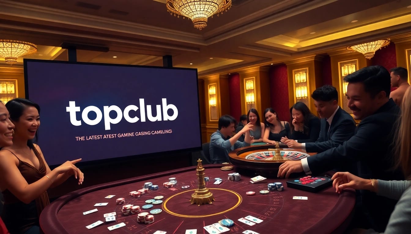 Experience the thrill of gaming at topclub with vibrant casino action and exciting tables.
