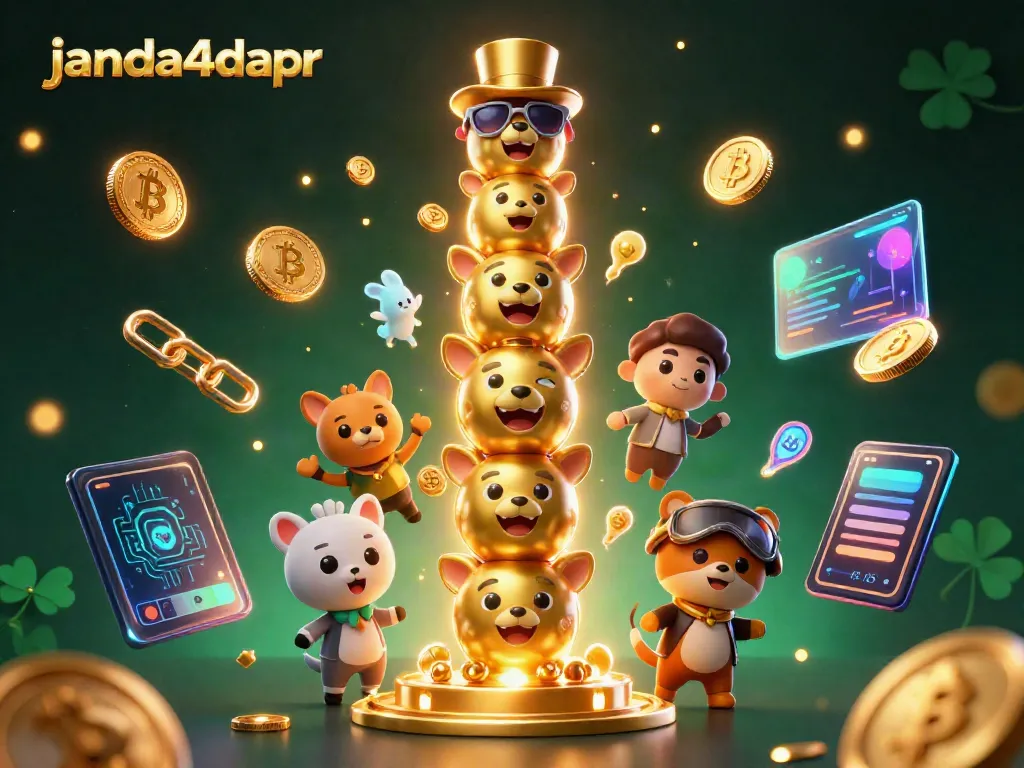 Menangkan permainan di janda4dapr dengan totem keberuntungan dan koin digital yang bersinar