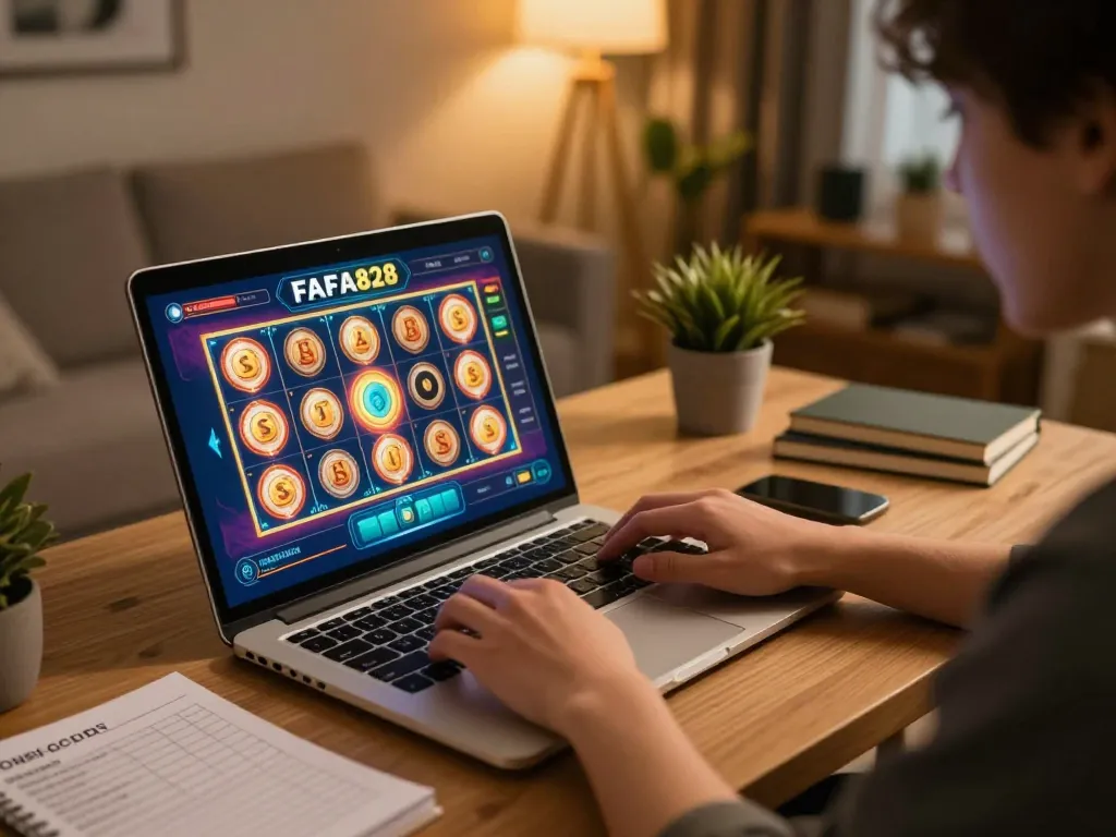 การเล่นเกมออนไลน์บน FAFA828 ผู้เล่นมีส่วนร่วมกับเกมสล็อตและบันทึกงบประมาณที่จัดระเบียบ