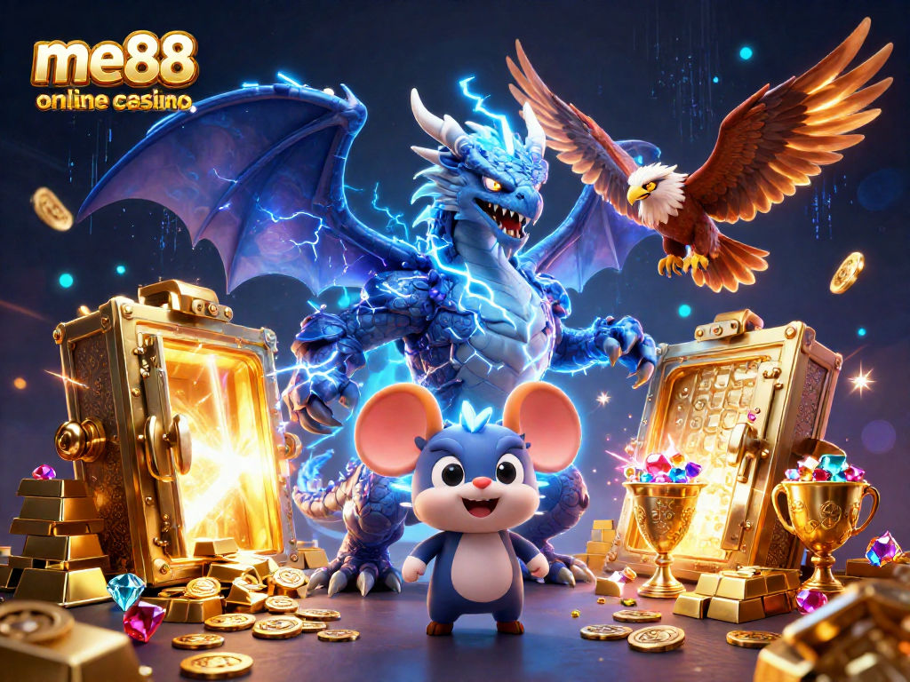 Experience thrilling gameplay at me88 online casino Malaysia with dynamic characters and vibrant treasures.