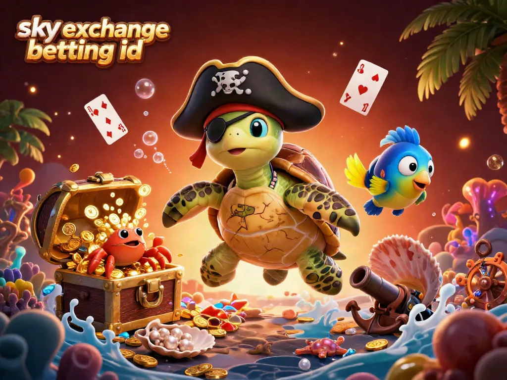 Engage in thrilling bets with your sky exchange betting id amidst vibrant underwater treasures.