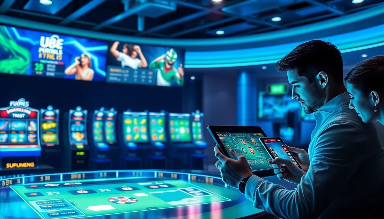 Experience the engaging uu88 futbol interface, showcasing vibrant online betting games and player excitement.
