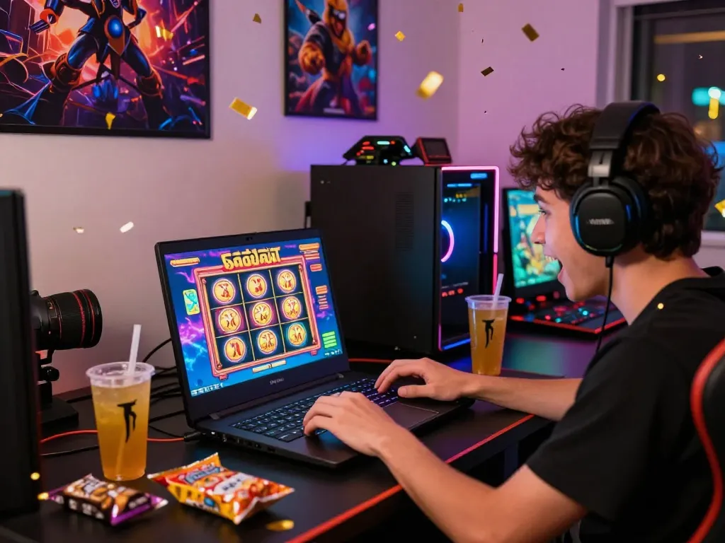 Pengguna bersemangat menikmati pengalaman bermain situs slot gacor dalam pengaturan yang vibrant