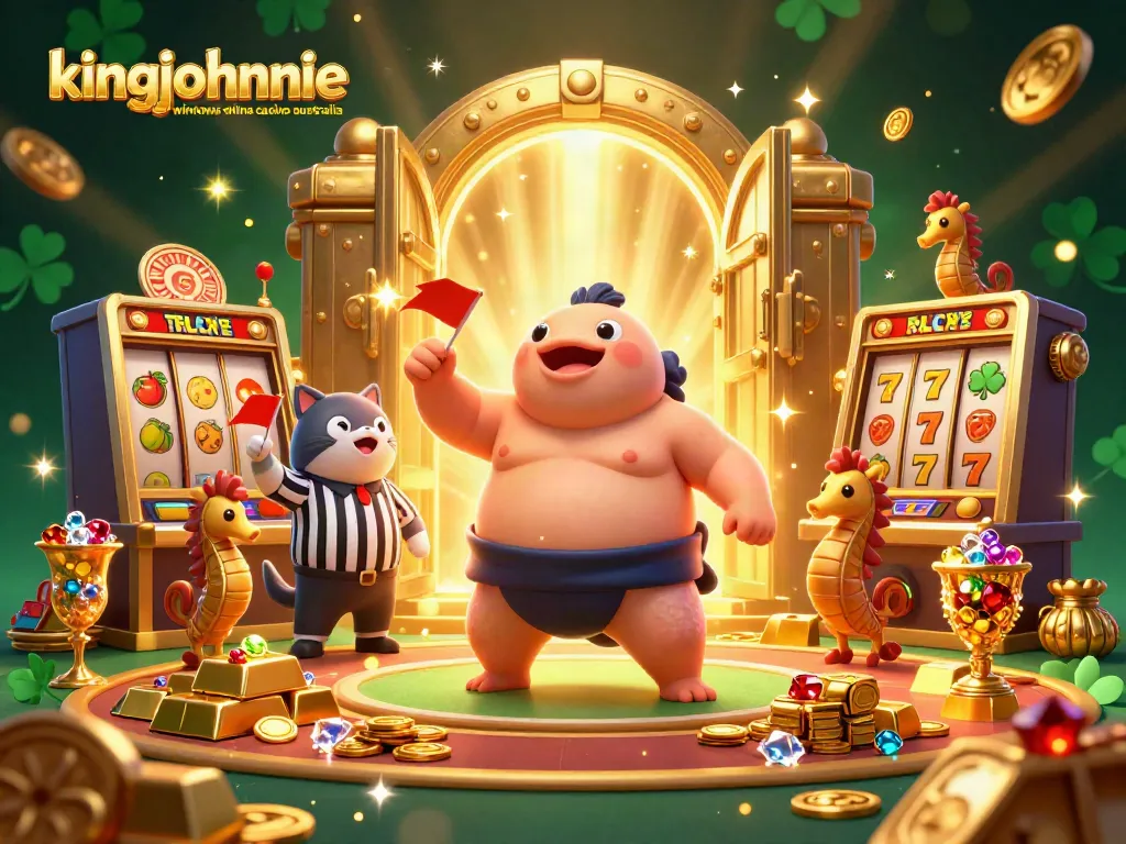 Experience the excitement of kingjohnnie windows online casino australia through a lively underwater casino scene.