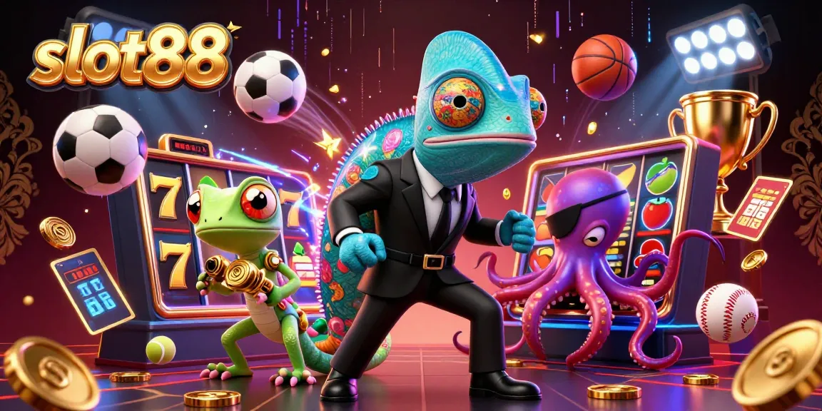 Permainan slot88 yang menarik dengan karakter agen rahasia dan elemen kasino dinamis.