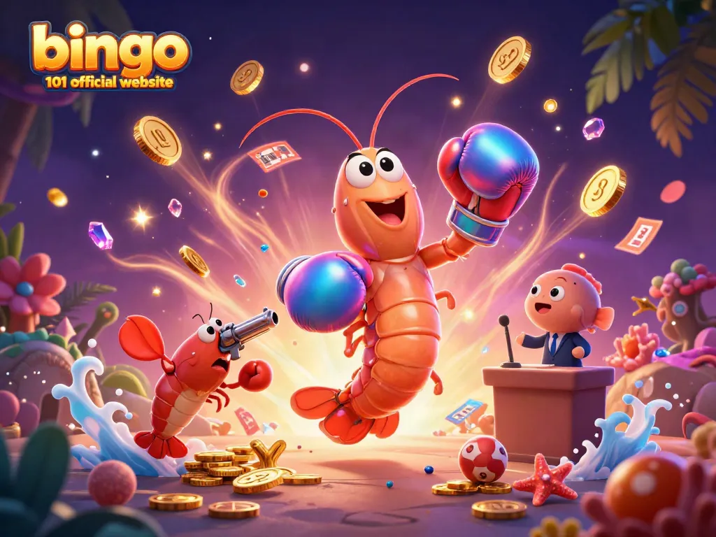 Engage with thrilling gameplay at the bingo 101 official website, featuring vibrant 3D characters and animated game elements.