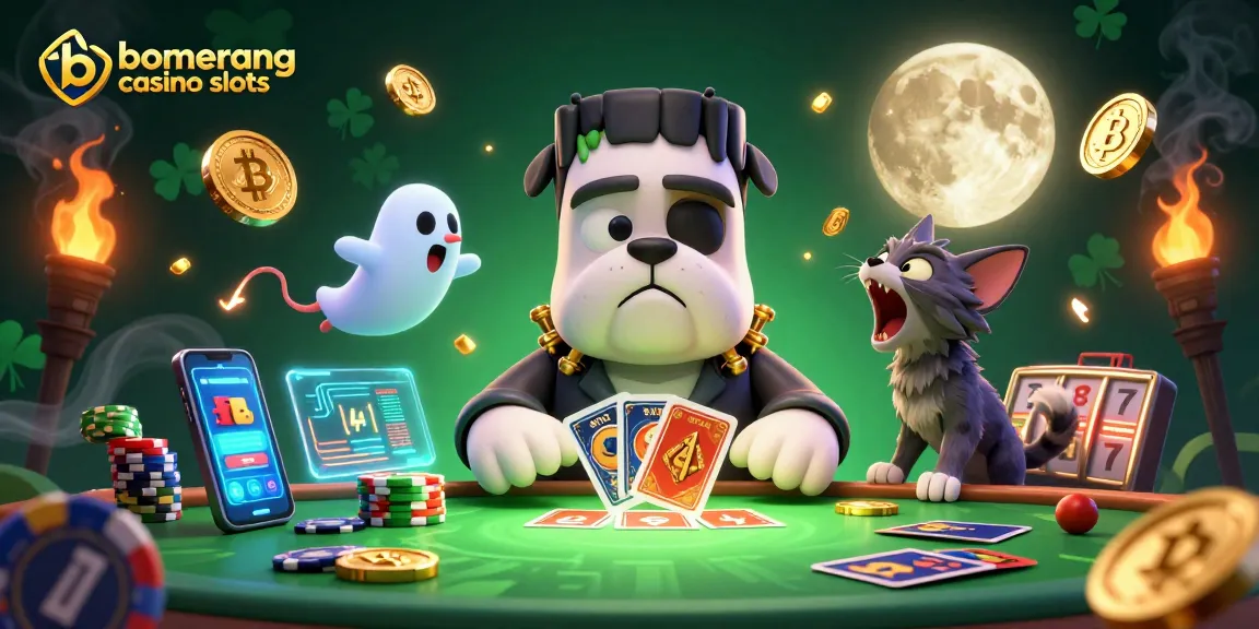 Uživajte v boomerang casino slots z neverjetnimi 3D junaki in casino elementi, obkroženi z zlato in drobnimi detajli.