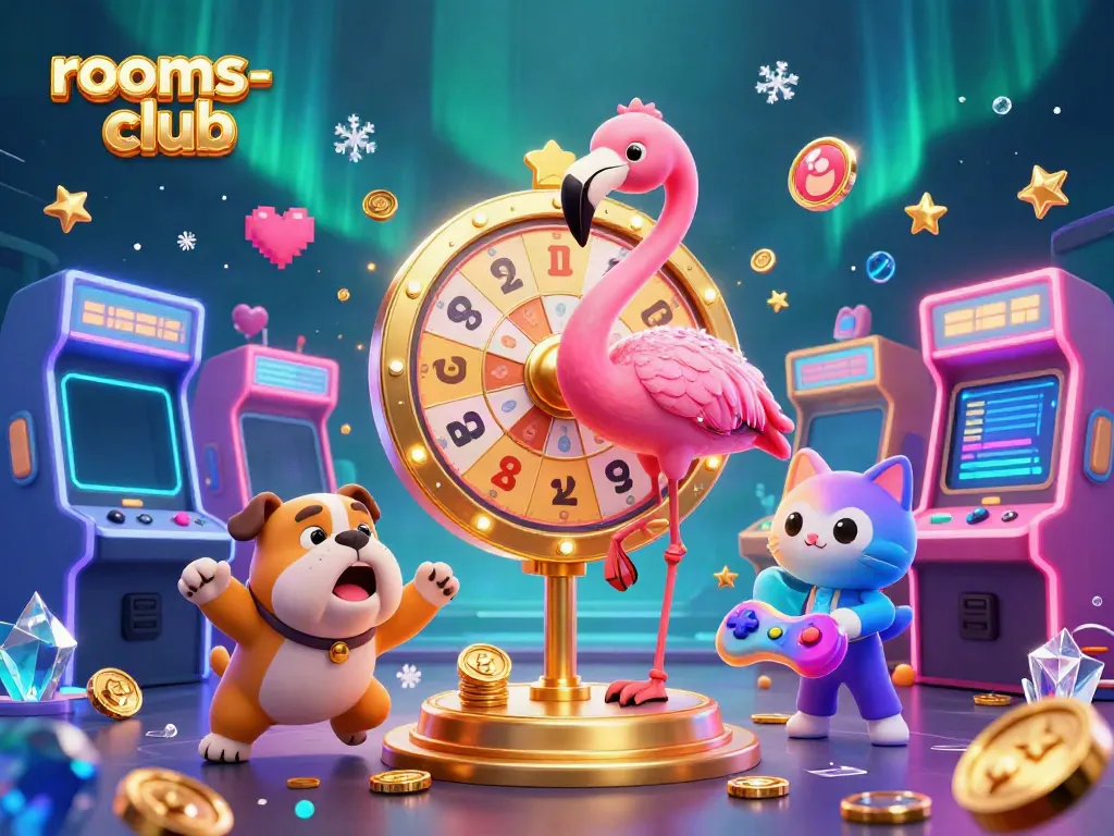 Menangkan hadiah di rooms-club dengan platform permainan yang seru dan dinamis.