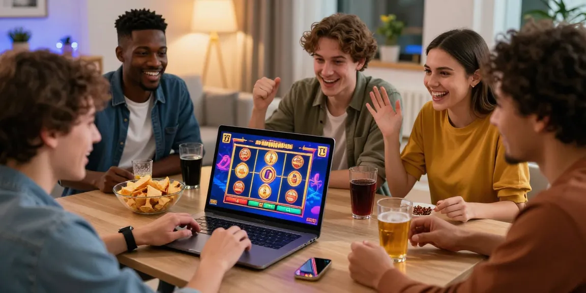 Friends enjoying games on the best new online casinos in 2026, showcasing excitement and diversity.