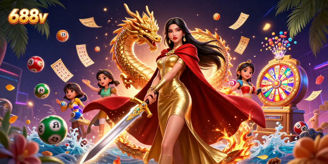 Join the excitement at 688v with vibrant lottery action and dynamic gaming elements!