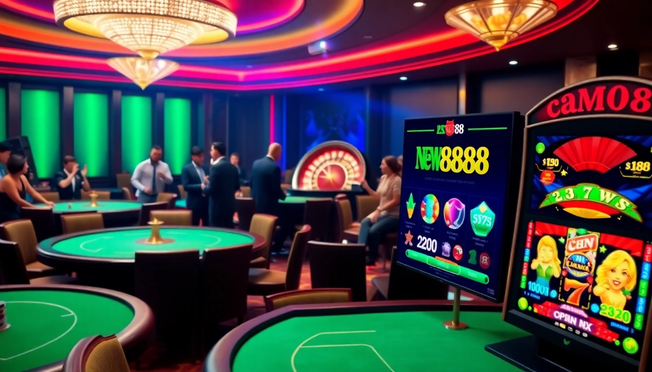 Experience the thrill of new888 at a luxurious casino with exciting games and elegant ambiance.