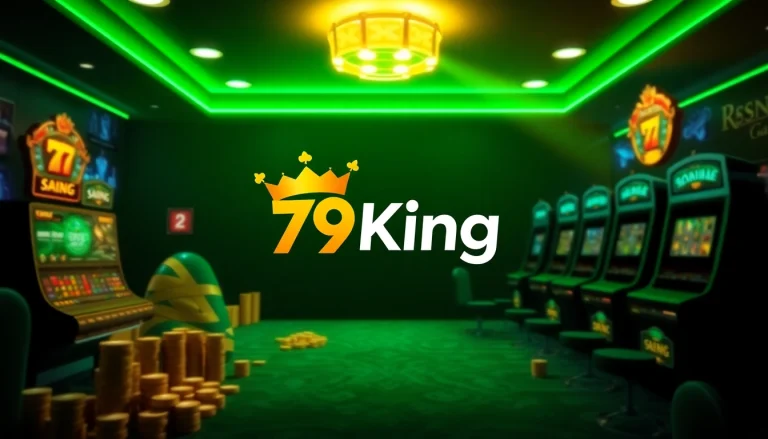 79King online gambling platform logo with exciting gaming elements