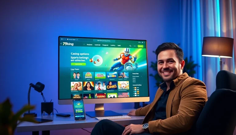 Descubre la plataforma de apuestas en línea 79king que muestra diversas opciones de juego.