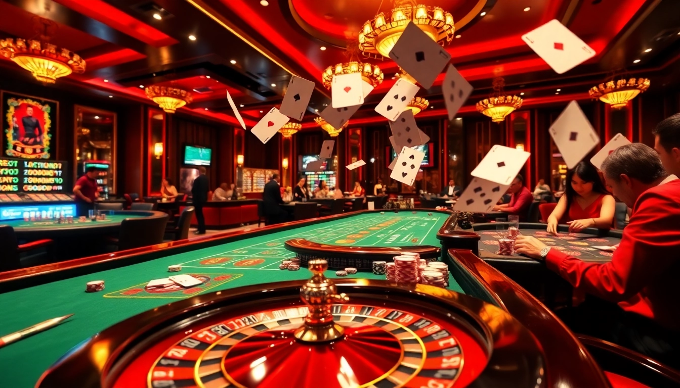 Experience excitement at https://bet299app.com.br/ with vibrant casino tables, poker chips, and thrilling gameplay.