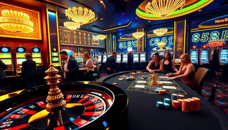 Enjoy thrilling gameplay at new888 with vibrant casino gaming excitement.