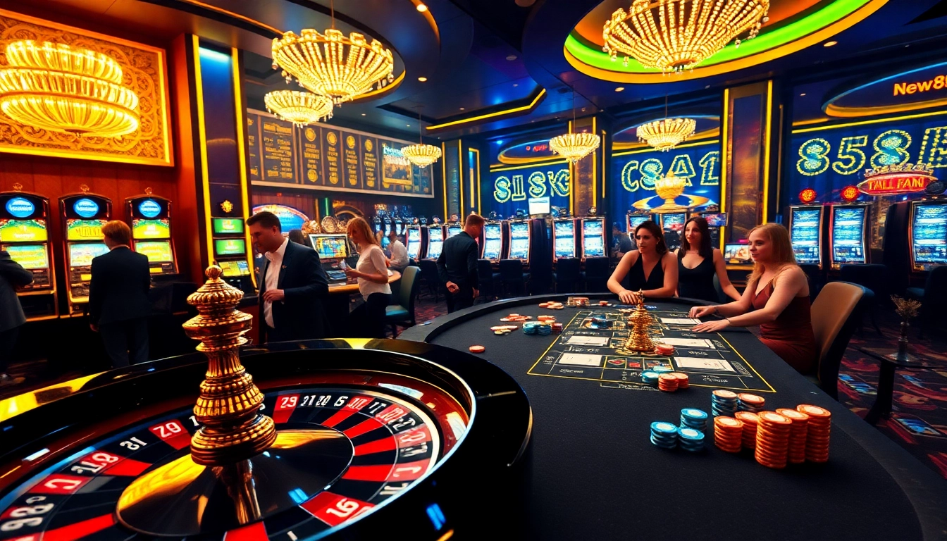 Enjoy thrilling gameplay at new888 with vibrant casino gaming excitement.