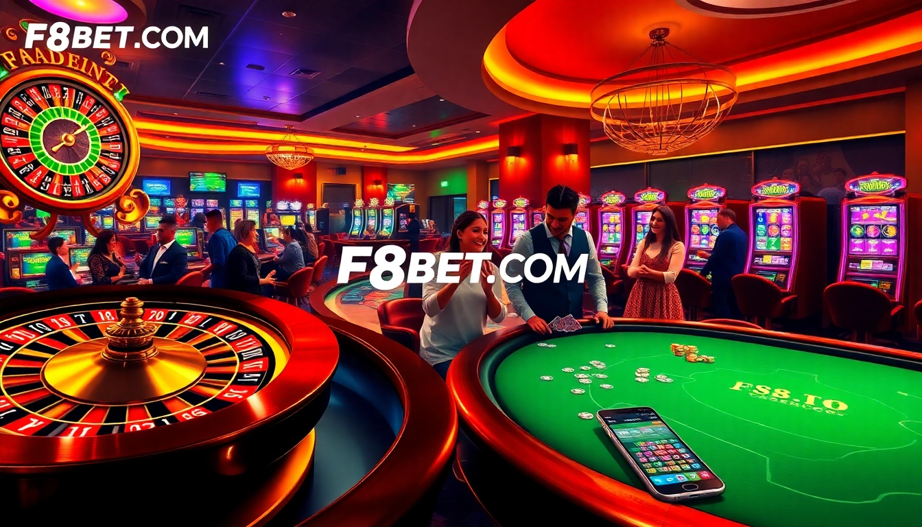 Experience the excitement at F8BET.COM with vibrant casino games and engaging players.