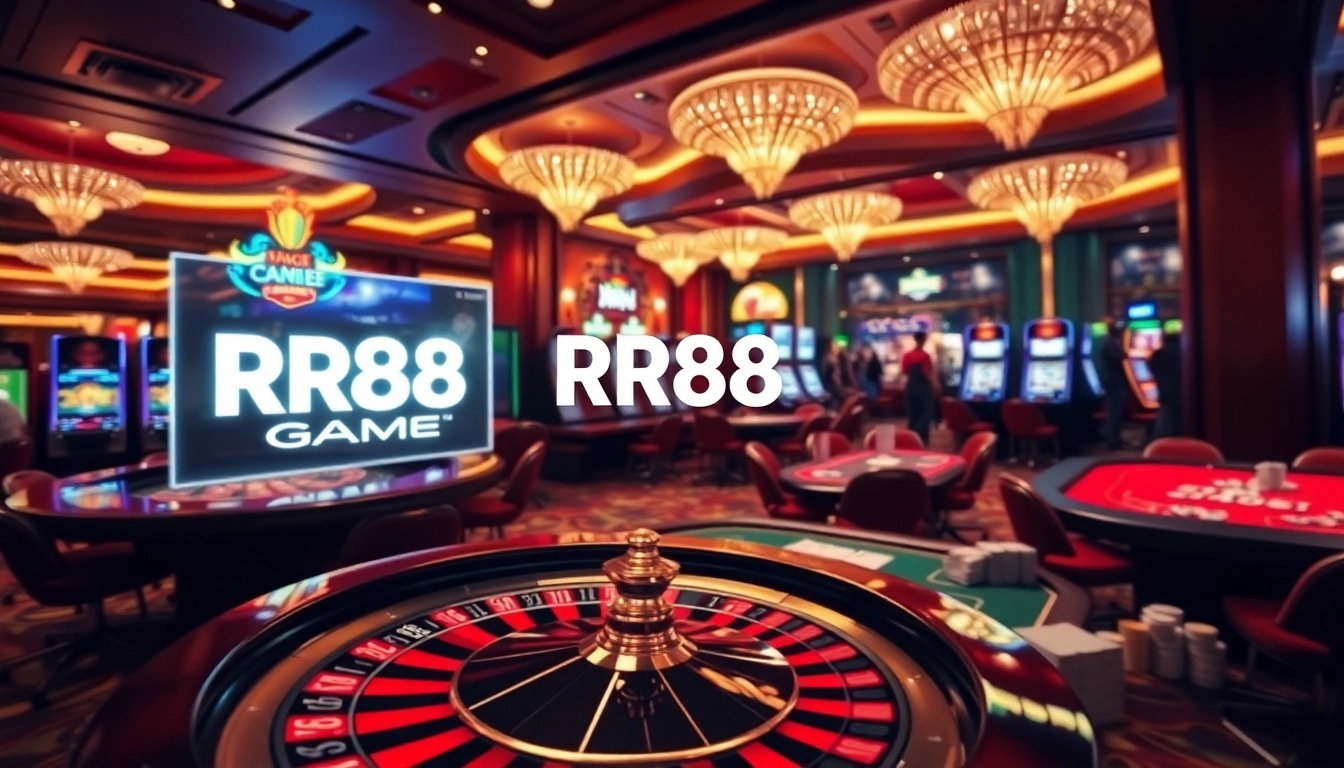 Experience the thrilling RR88 Game in a vibrant casino environment filled with excitement.
