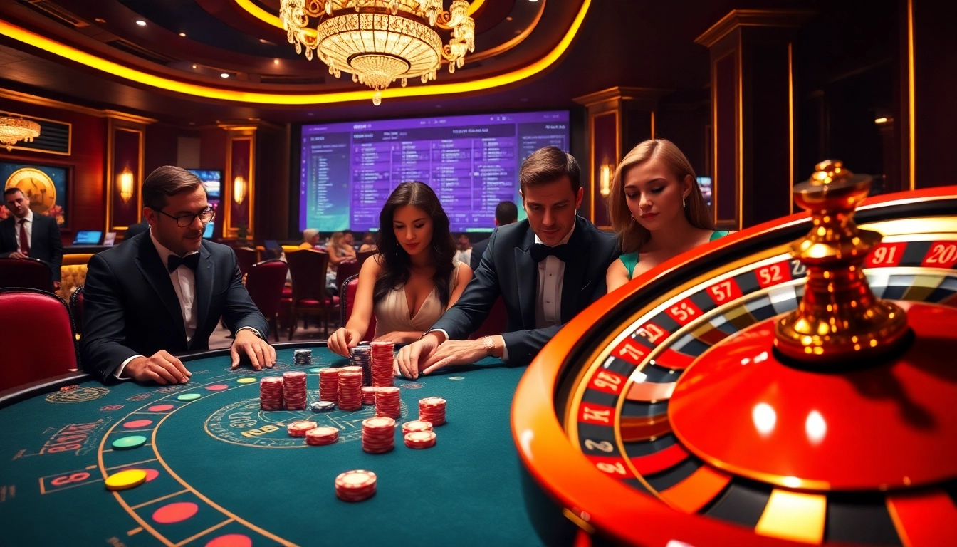 Experience an exciting poker game at XX88 with vibrant chips and intense players.