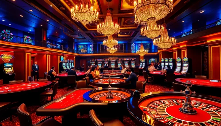 Experience the thrill of gambling as you explore links and address collections in a luxurious casino environment.