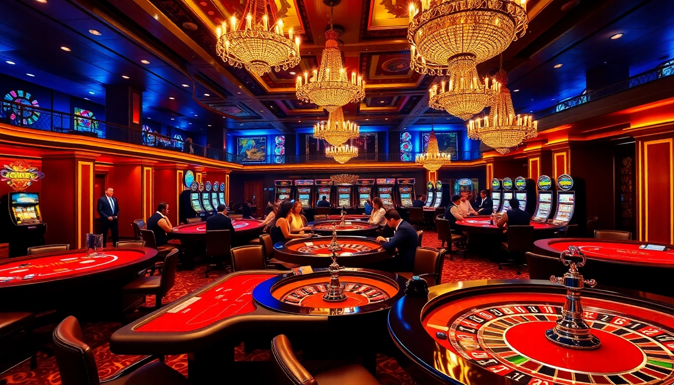Experience the thrill of gambling as you explore links and address collections in a luxurious casino environment.