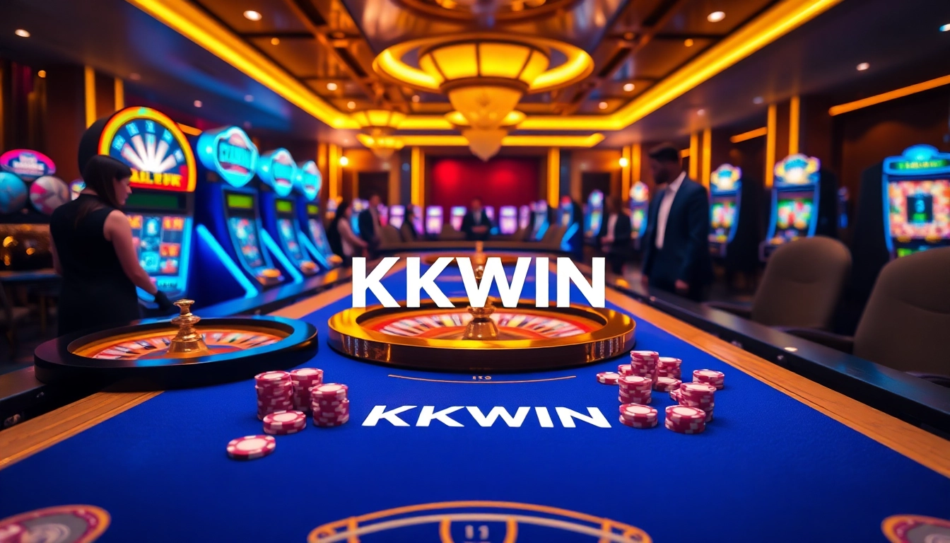Engage with KKWIN's thrilling gaming experience through vibrant tables, exciting roulette, and premium slots.