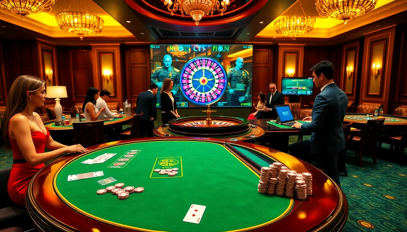 Experience excitement at https://sx88.site/ with diverse gamblers at a vibrant casino table.
