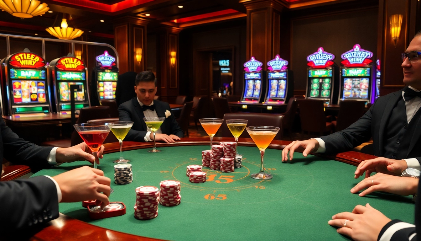 Experience the thrill of gambling at KK55 with a high-stakes poker table and vibrant chips.