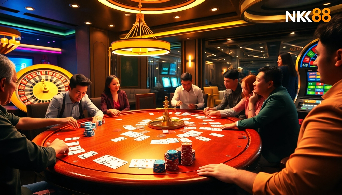 Experience top-tier gambling at NK88 with vibrant casino games and high-stakes excitement.
