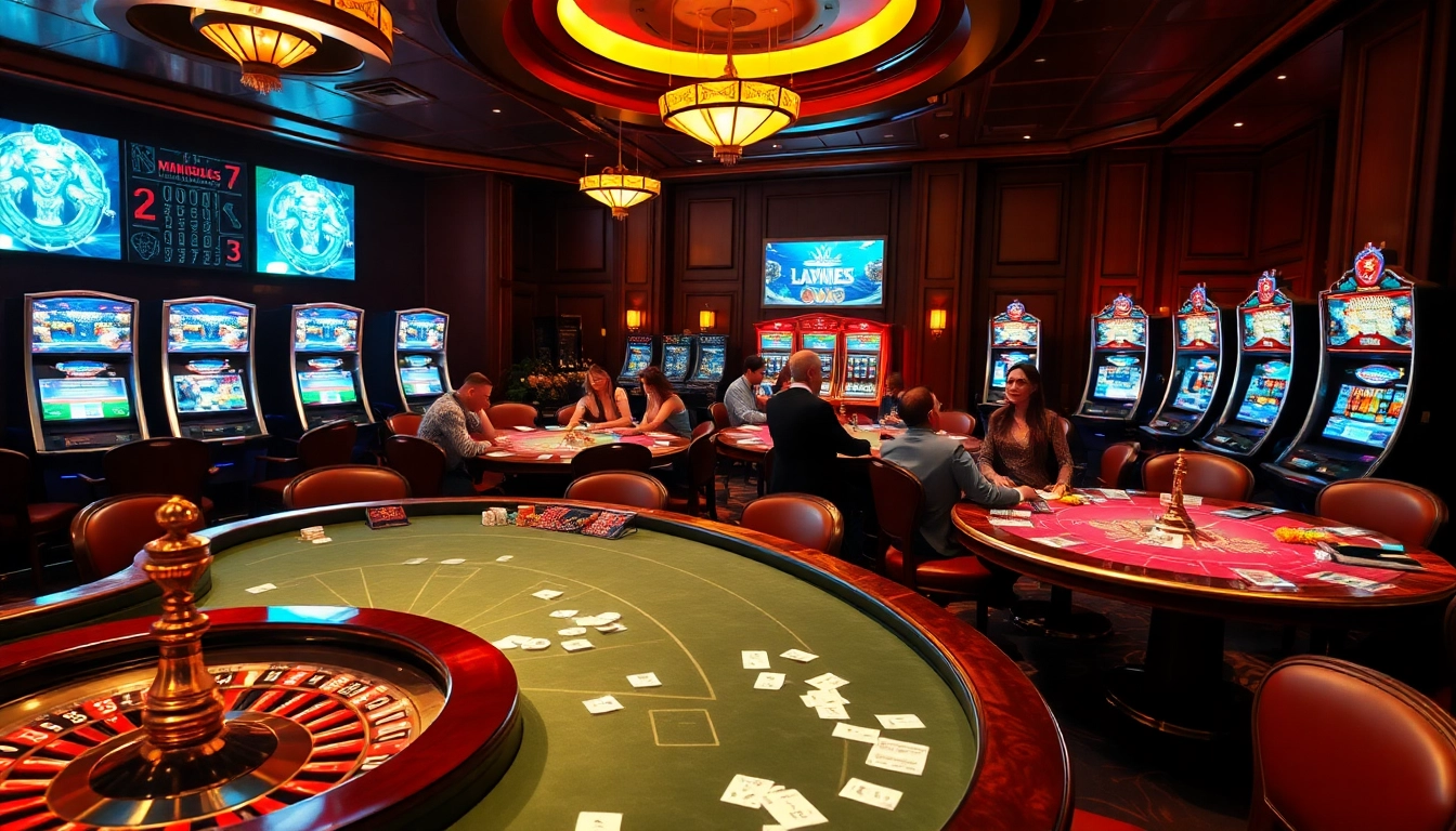 Experience the thrill of the hidden wiki-themed casino with vibrant poker games and roulette.
