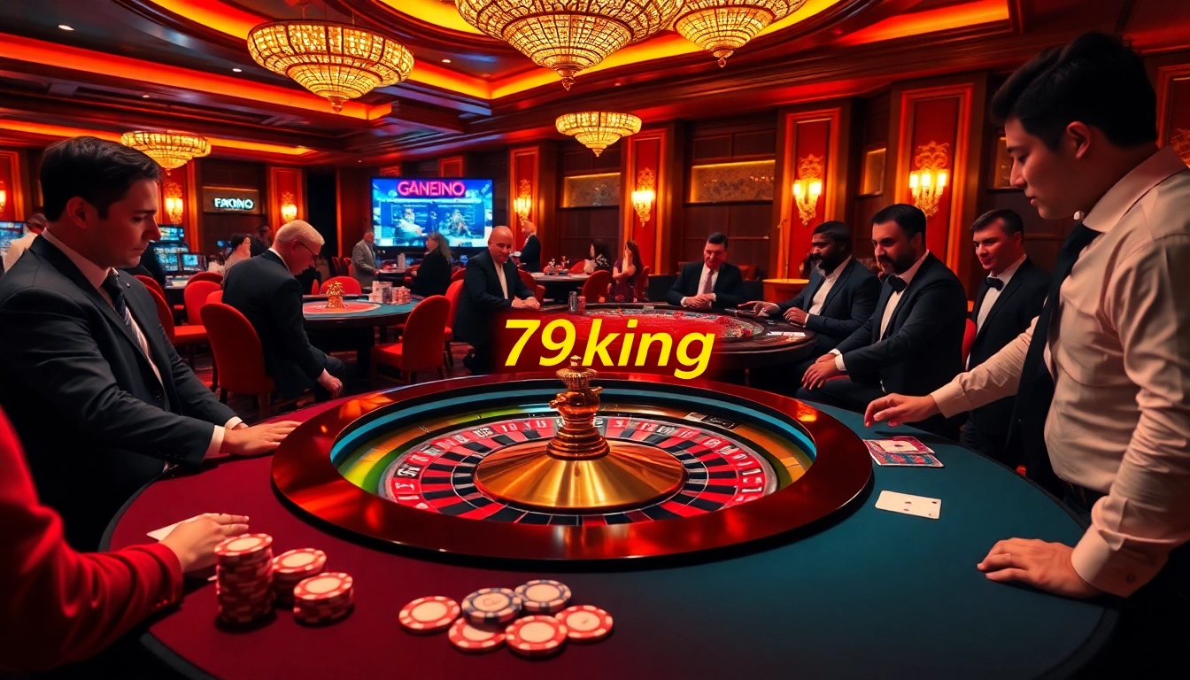 Experience the thrill of betting at 79king with colorful casino chips and lively gameplay.