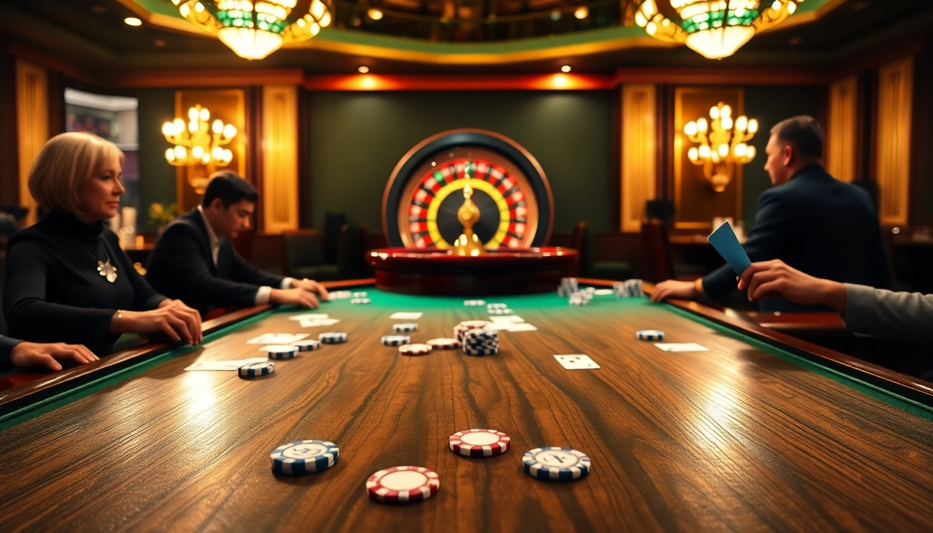 Engaging poker game scene at https://fun793.org/ showcasing excitement and strategy.
