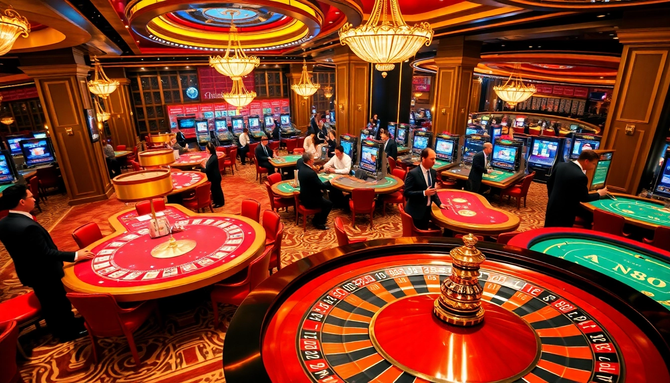 Engaging players experience the excitement of casino gaming at NH88 with vibrant roulette action.