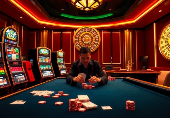 Experience high-stakes play at Nhà cái TR88 with luxury casino gaming and vibrant slot machines.