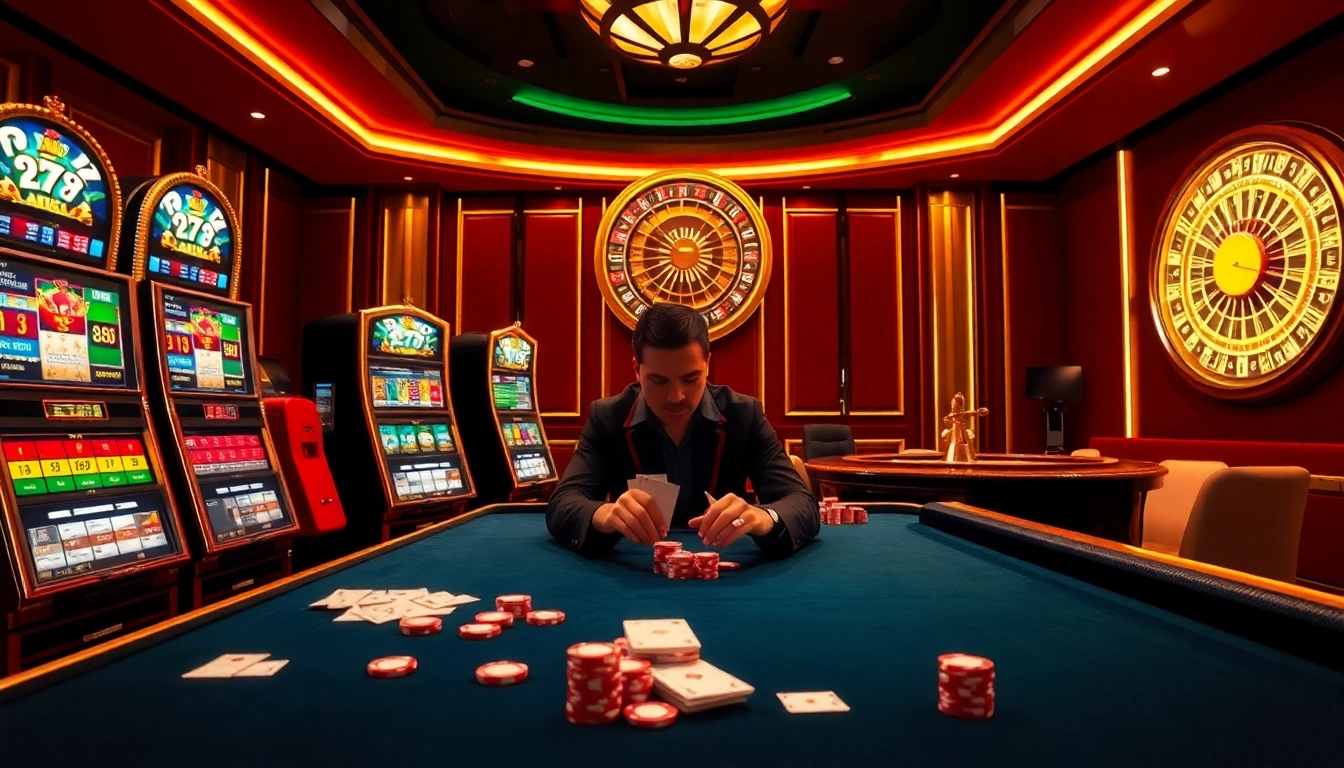 Experience high-stakes play at Nhà cái TR88 with luxury casino gaming and vibrant slot machines.