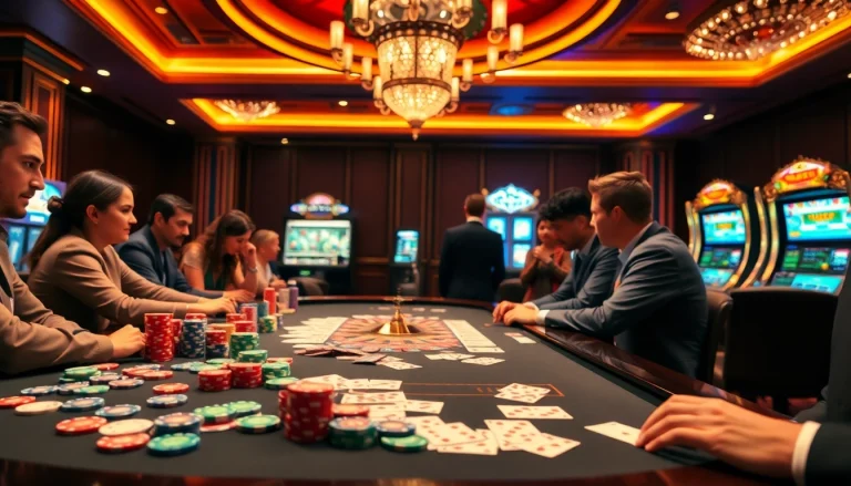 Experience thrilling gaming at 8xbetcom.chat with luxurious casino visuals and poker action.