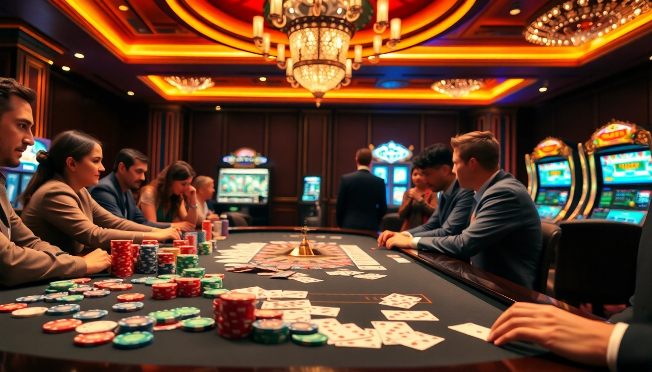 Experience thrilling gaming at 8xbetcom.chat with luxurious casino visuals and poker action.