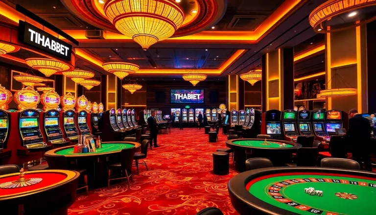 Experience the thrill of THABET casino with vibrant gaming floors and professional atmosphere.