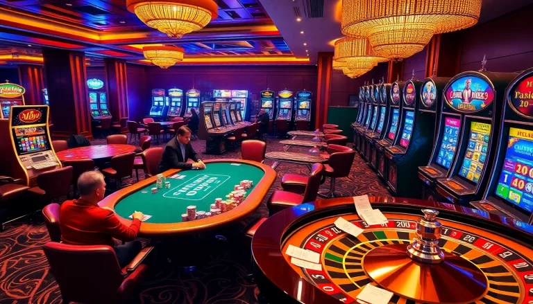 Experience thrilling poker action at 79king osaka in a glamorous casino setting.
